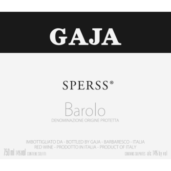 Angelo Gaja Barolo Sperss
